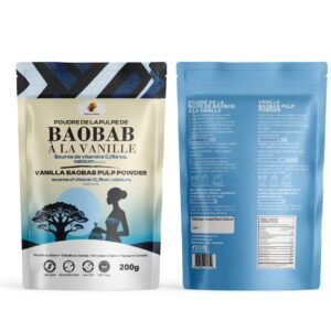 Poudre de la pulpe de baobab à la vanille