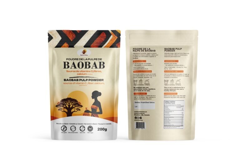 Poudre de la pulpe de Baobab
