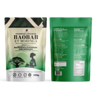 Poudre de la pulpe de baobab et moringa